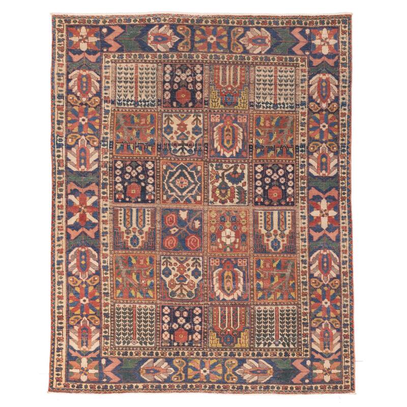 ECARPETGALLERY Hand-knotted Kayseri Vintage Red Wool Rug - 5'3 x 6'7