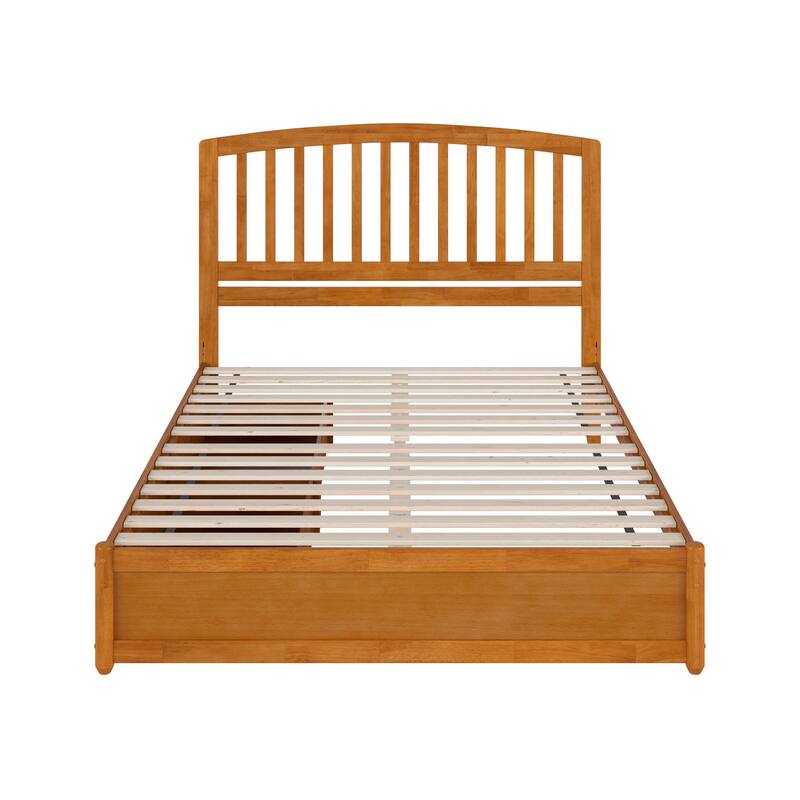 Lucia Platform Bed with Panel Footboard and Storage Drawers