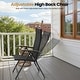 preview thumbnail 10 of 39, 9/11/13-Piece Luxury Outdoor Dining Set All-Weather Aluminum Patio Furniture Foldable Chairs