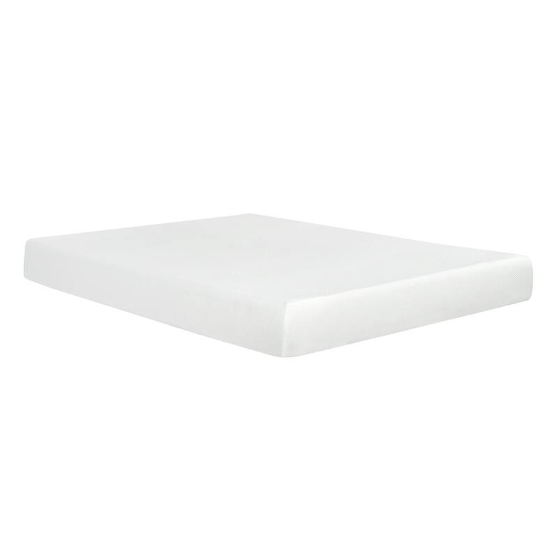 8 in. Medium Gel Foam Bed Mattress in a Box, White