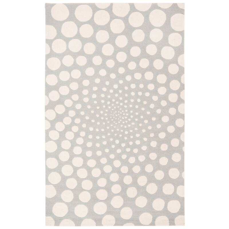 SAFAVIEH Soho Handmade Eulalia Abstract Dots N.Z. Wool Area Rug