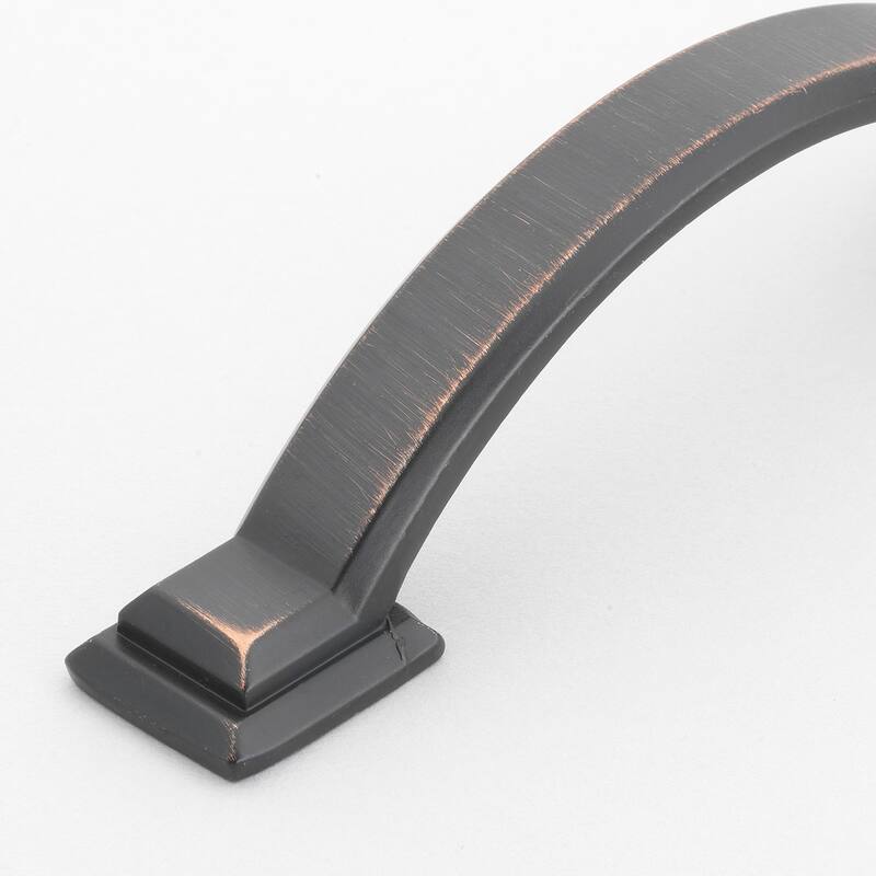 GlideRite 3-inch CC Arched Square 4.375-inch Length Oil Rubbed Bronze Cabinet Pulls (Pack of 10 or 25)