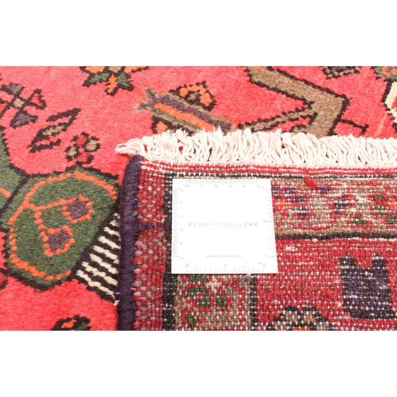 ECARPETGALLERY Hand-knotted Andelz Red Wool Rug - 4'4 x 6'5