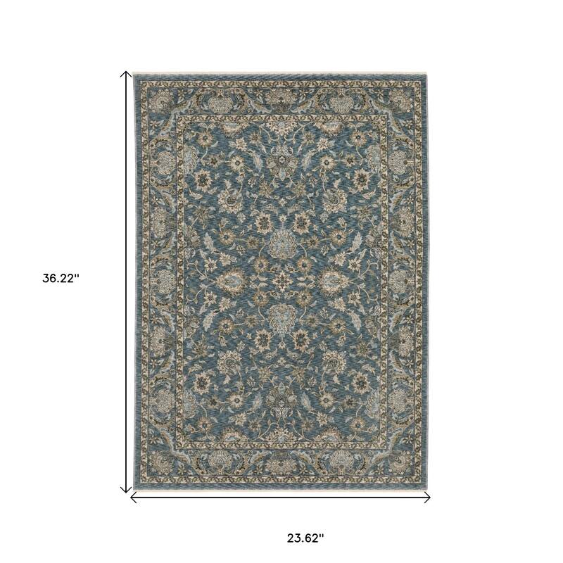 HomeRoots Oriental Traditional Runner Area Rug