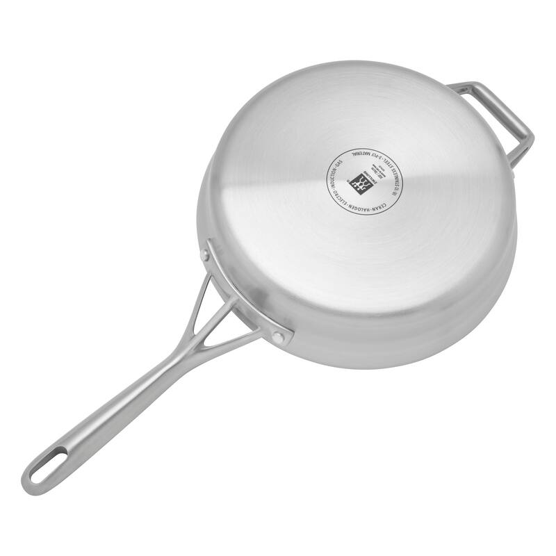 ZWILLING Motion Stainless Steel 4-qt Stainless Steel Chef's Pan with Lid