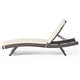 preview thumbnail 67 of 187, Salem Outdoor Wicker Adjustable Chaise Lounge with Cushion by Christopher Knight Home