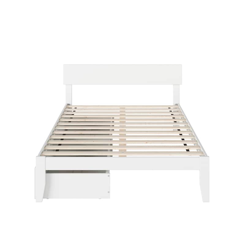 AFI Boston Platform Bed with Storage Drawers