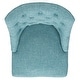 preview thumbnail 4 of 9, SAFAVIEH Soho Tufted Linen Swivel Adjustable Office Chair - 25.2" x 27.2" x 33.9"
