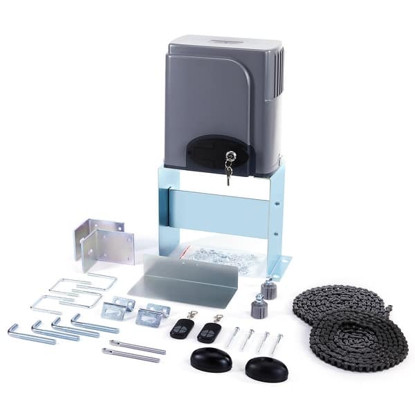 1800lb 40ft Automatic Sliding Gate Opener with Infrared Sensors Remote