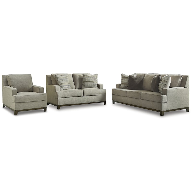 Signature Design by Ashley Kaywood Gray 3-Piece Upholstery Package - 89" W x 40" D x 38" H