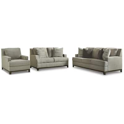 Signature Design by Ashley Kaywood Gray 3-Piece Upholstery Package - 89" W x 40" D x 38" H