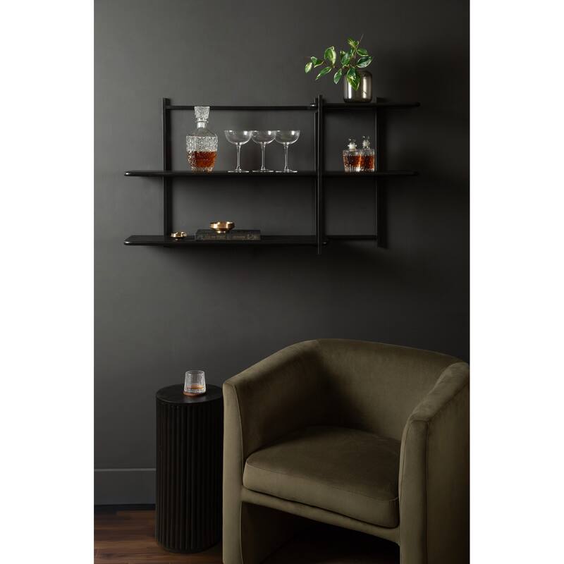 Kate and Laurel Ramone Tiered Wall Shelf - 42x9x23