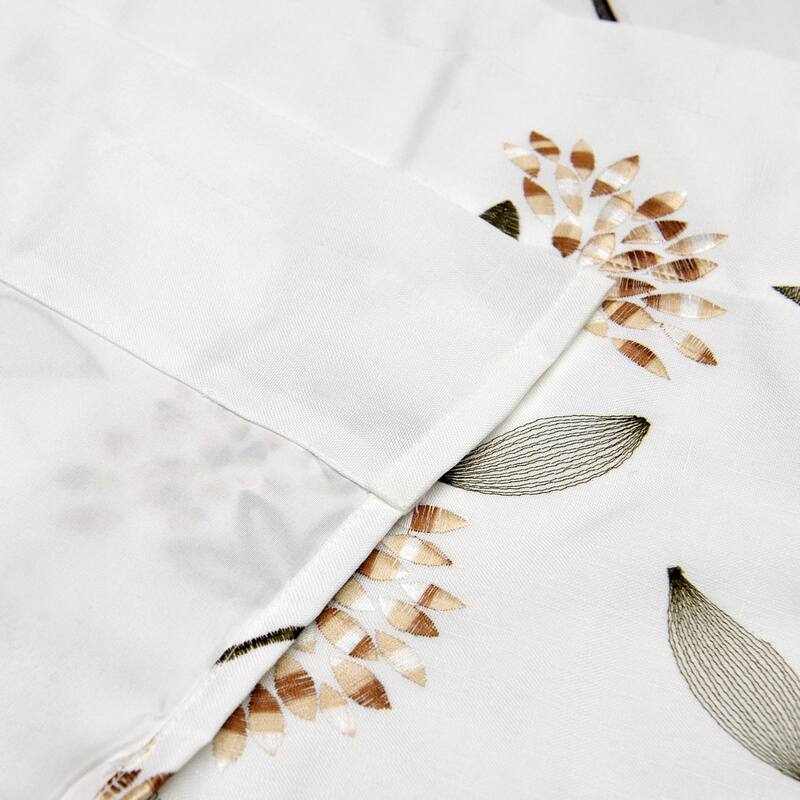 Embroidery Sunflower Valance