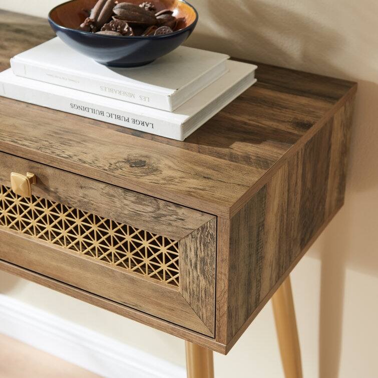 41.9'' Wood 2-Drawer Entryway Console Table