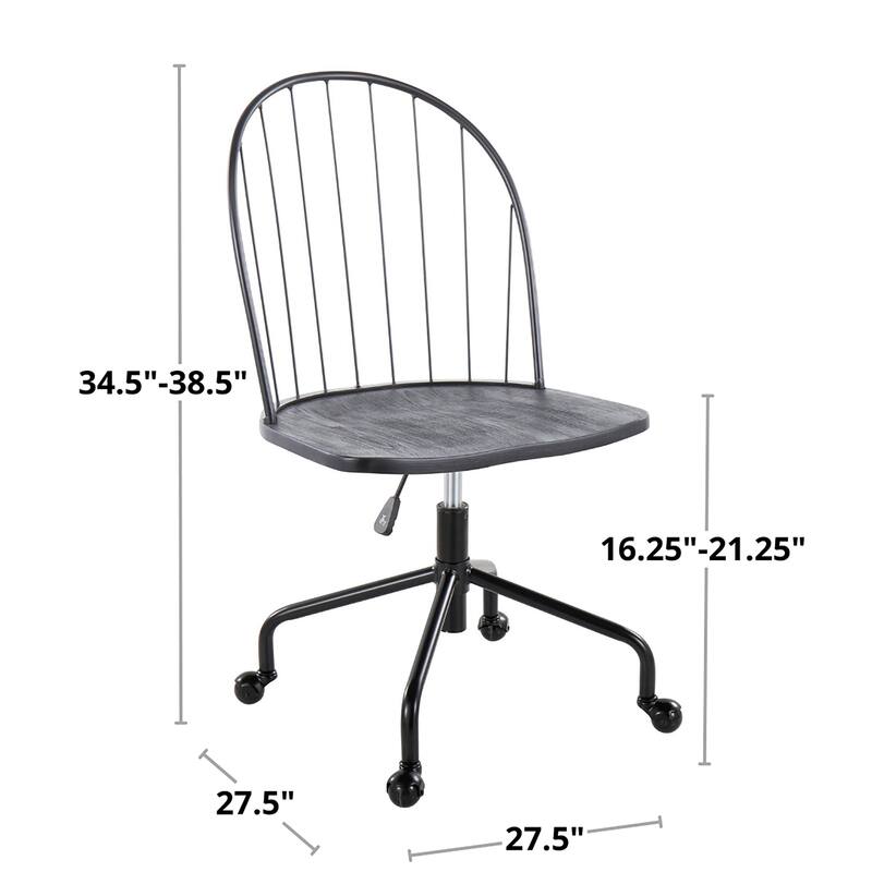 The Gray Barn Ellul Adjustable High Back Office Chair