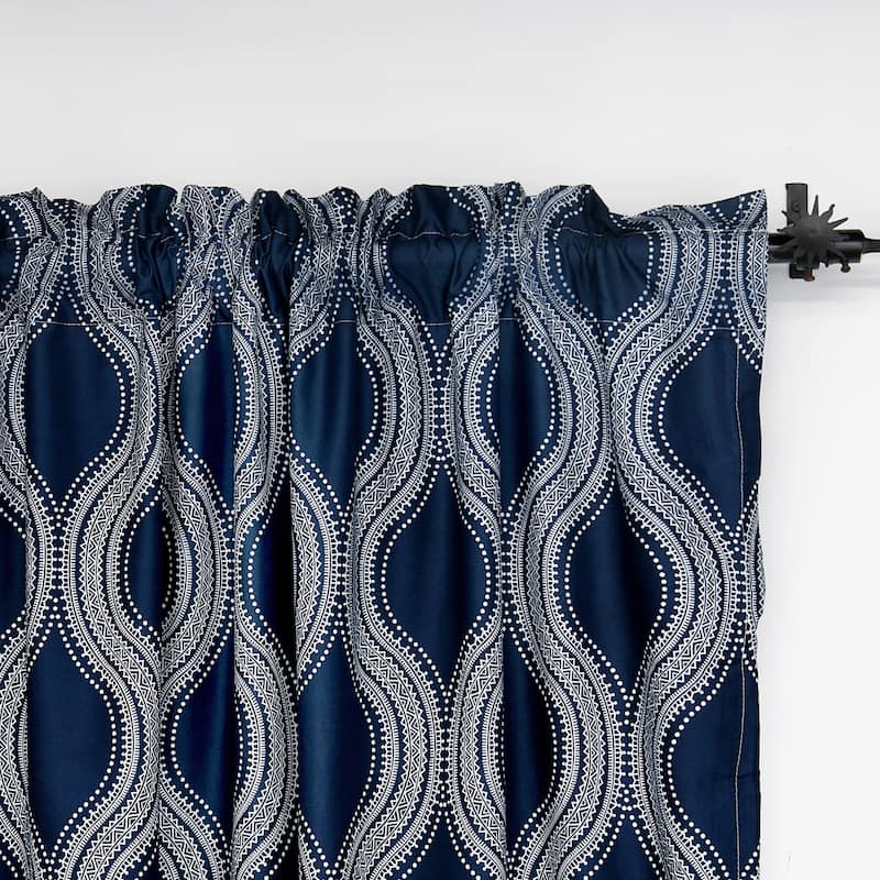 Serenta Charleston Printed 2 Piece Curtain Set - 60" x 84"