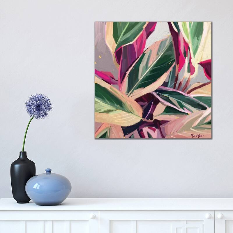 iCanvas "A Painted Plant Never Dies" by Teddi Parker Canvas Print - 18x18x1.5
