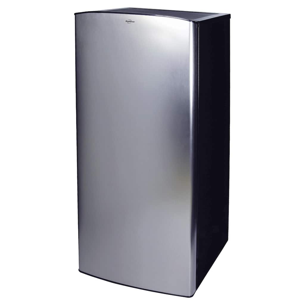 Koolatron Stainless Steel Compact Fridge w/ Freezer, 6.2 cu ft (176L)