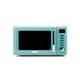 preview thumbnail 7 of 22, Haden 700-Watt .7 cubic foot Microwave with Settings and Timer Light Blue Turquoise