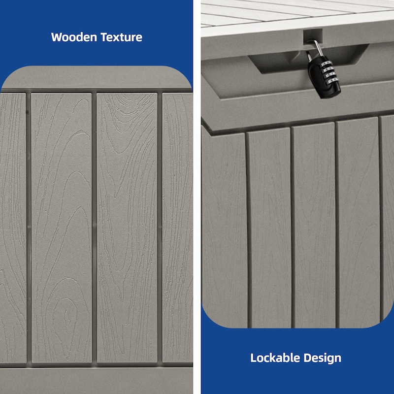 31 Gallon Outdoor Storage Waterproof Deck Box
