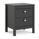 preview thumbnail 2 of 20, Porch & Den Madrid 2-Drawer Nightstand