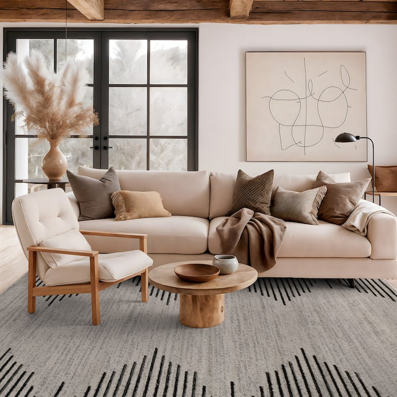 Bohemian Stripe Area Rug