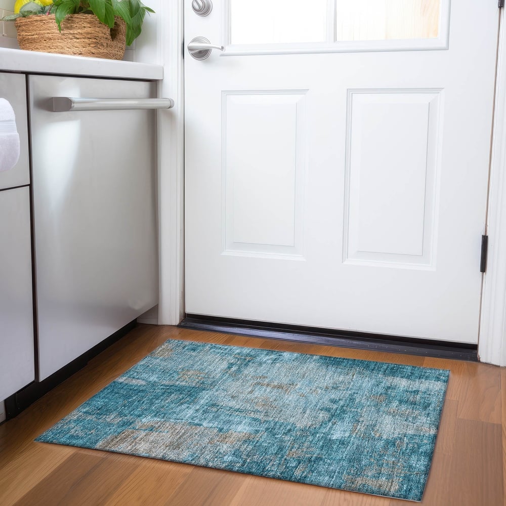 Premium Washable Super Soft Abstrct Flair Mayfield Rug