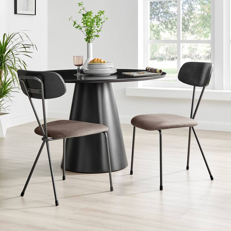 NPD Furniture Elise Fabric Dining Side Chair (Set of 4)