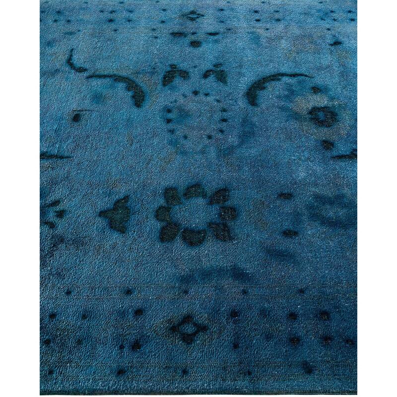 Vibrance, One-of-a-Kind Hand-Knotted Area Rug - Gray, 4' 4" x 6' 4" - 4' 4" x 6' 4"