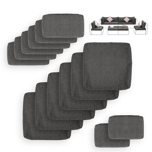FINCATI 27 x27 Outdoor Patio Sofa Cushion Covers Replacement Only Cover Bed Bath Beyond 39644745