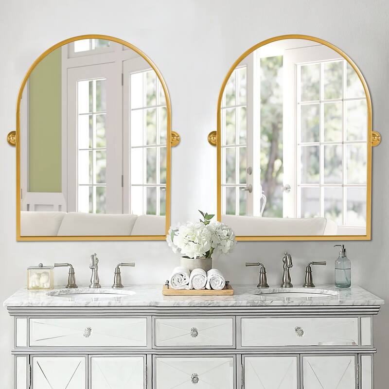 Modern Iron Wall-mount Decor Hanging Glam Mirror