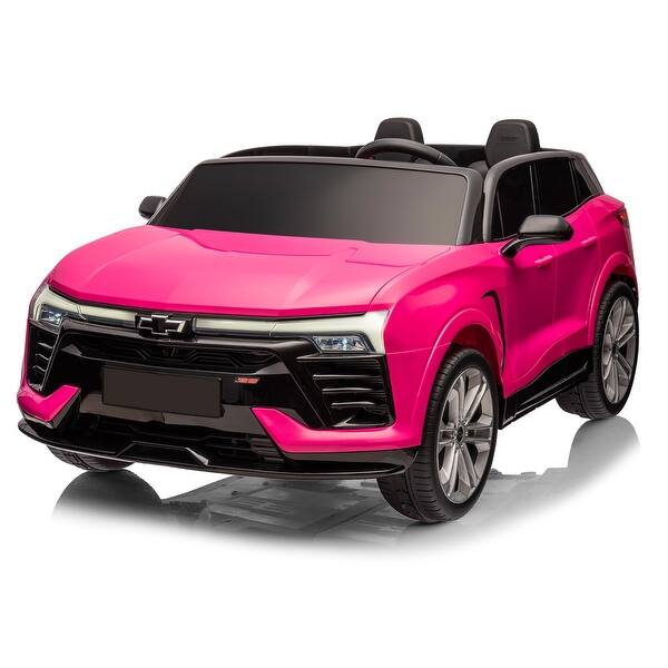 slide 2 of 36, Licensed Chevrolet Blazer Electric Kids Car, 24V Ride On Car for Toddlers 3-8 w/Parent Remote Control Pink