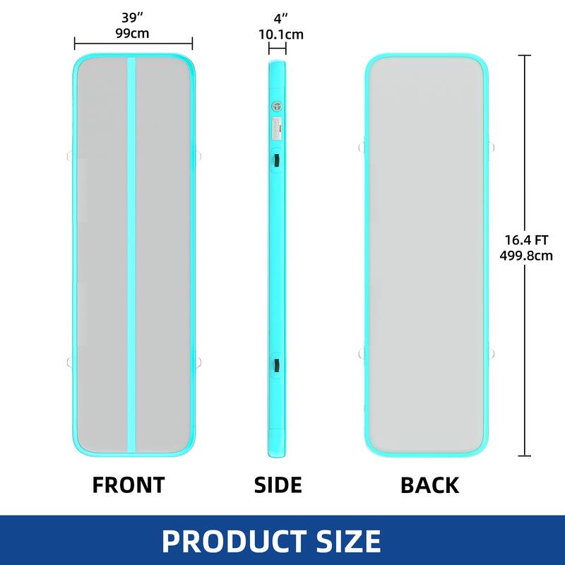 Air Track Tumbling Mat with Electric for Gym Yoga Water