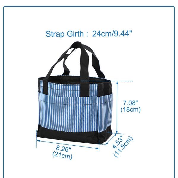 Shop Insulated Lunch Bag Box Travel Oxford Fabric Stripes Pattern Rectangle Food Tote Bag Dinner Warmer Cooler Pouch Bags On Sale Free Shipping On Orders Over 45 Overstock 28769783
