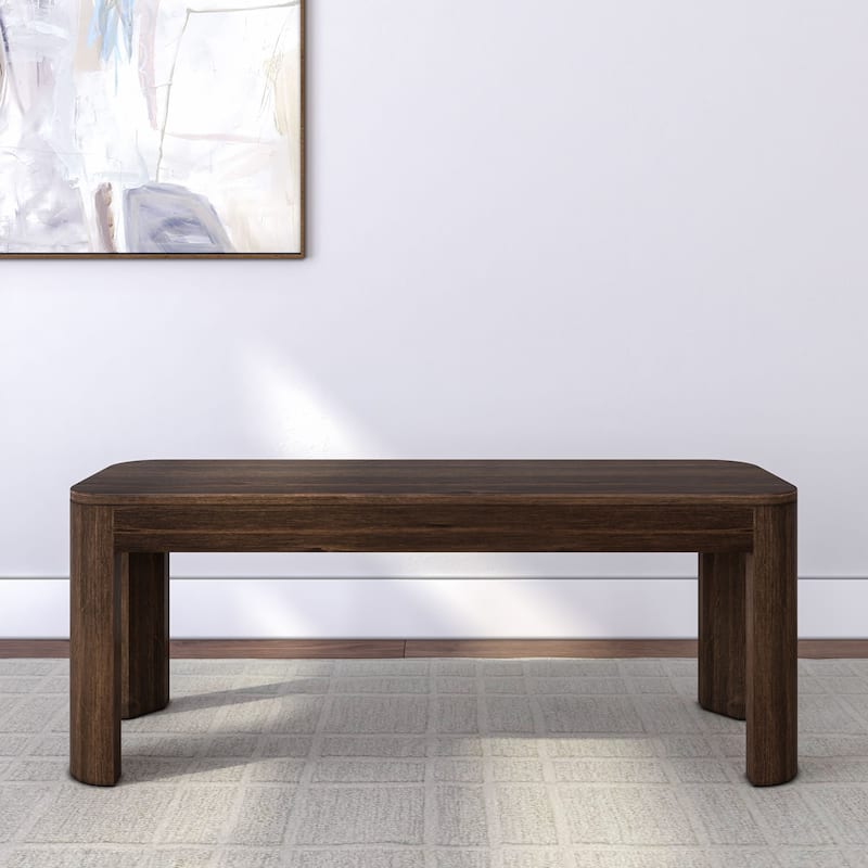 Plank and Beam Contour Dining Bench - 46"