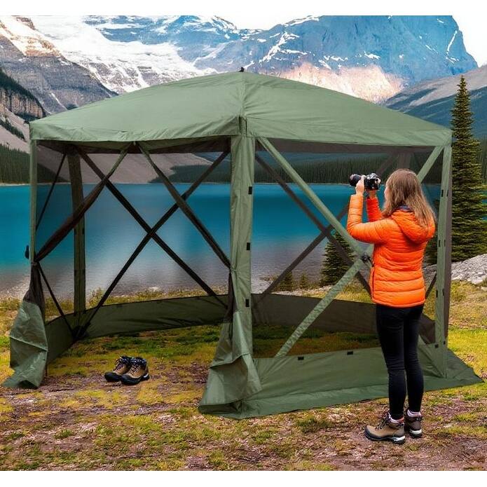 Portable Pop-Up Party Tent with UV Protection and Ventilation
