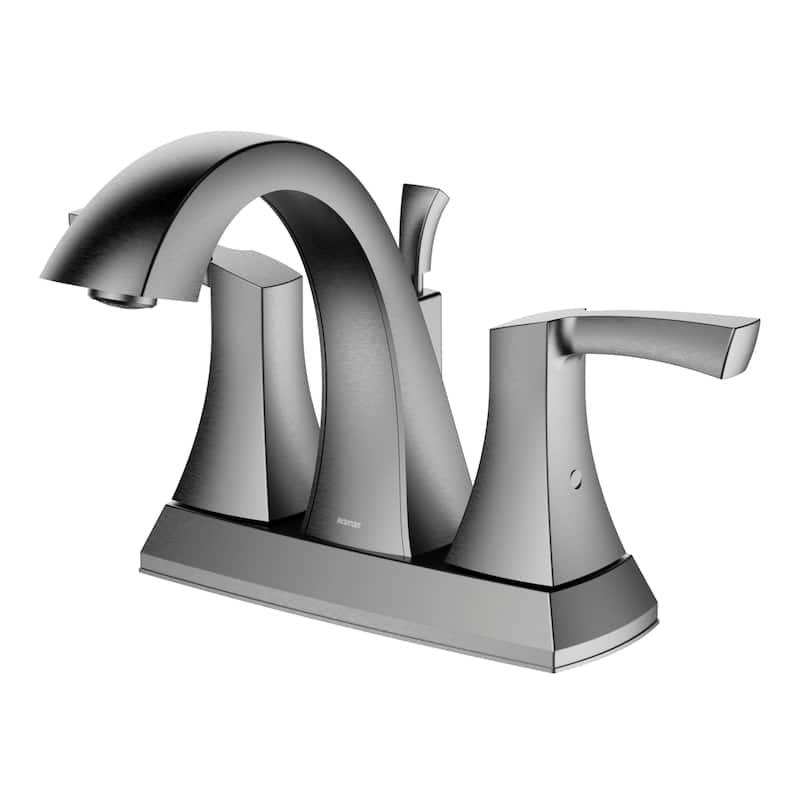 Karran Randburg KBF526 2-Handle Two Hole Centerset Faucet Bathroom Faucet with Matching Pop-up Drain