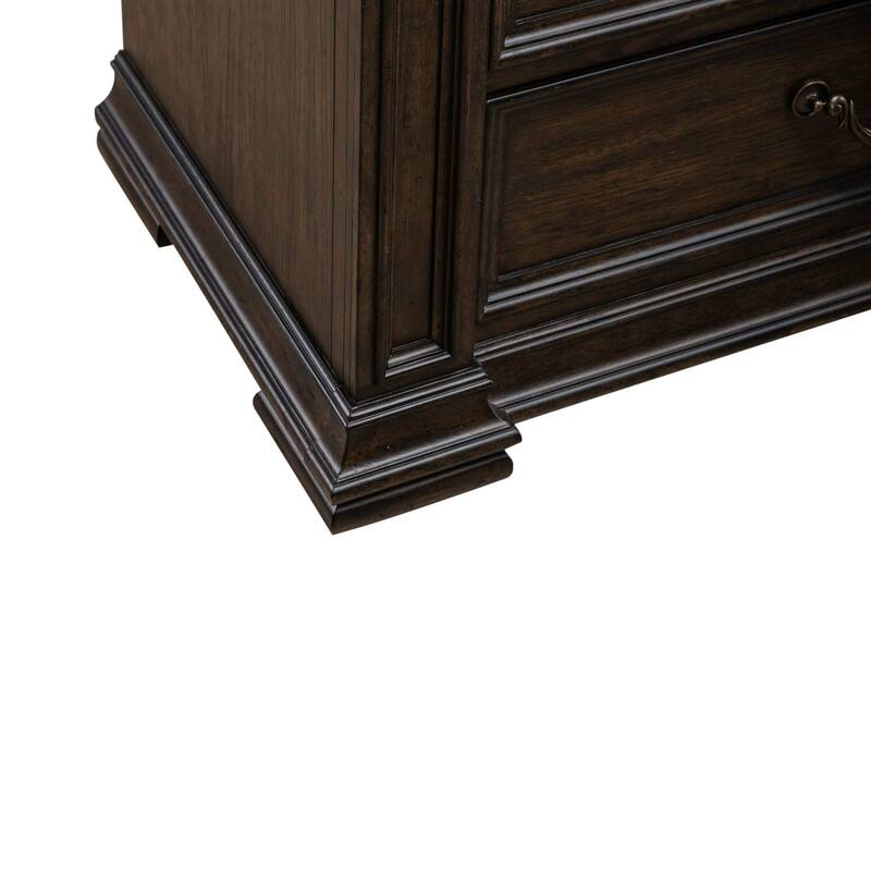 Liberty Furniture Provence Park Shelter Bed, Dresser & Mirror, Chest, Night Stand - King or Queen