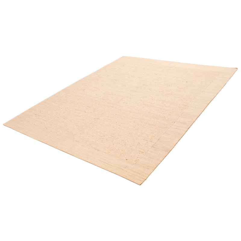 ECARPETGALLERY Hand Woven Zahara Cream Dhurrie