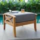 Option Natural Teak/Gray Cushion