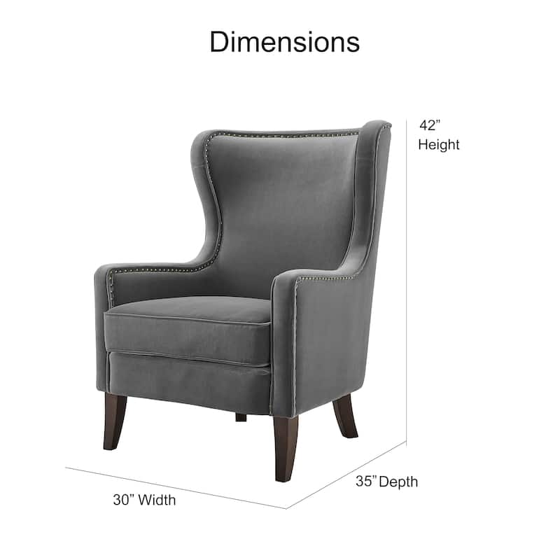 Steve Silver Rennes Wingback Accent Chair
