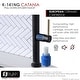 preview thumbnail 27 of 71, Single Handle Pull-Down Sprayer Kitchen Faucet K-141 - Height: 17.25" Spout H: 9" Spout R: 9"