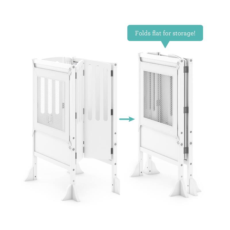 Guidecraft Contemporary Kitchen Helper Double White