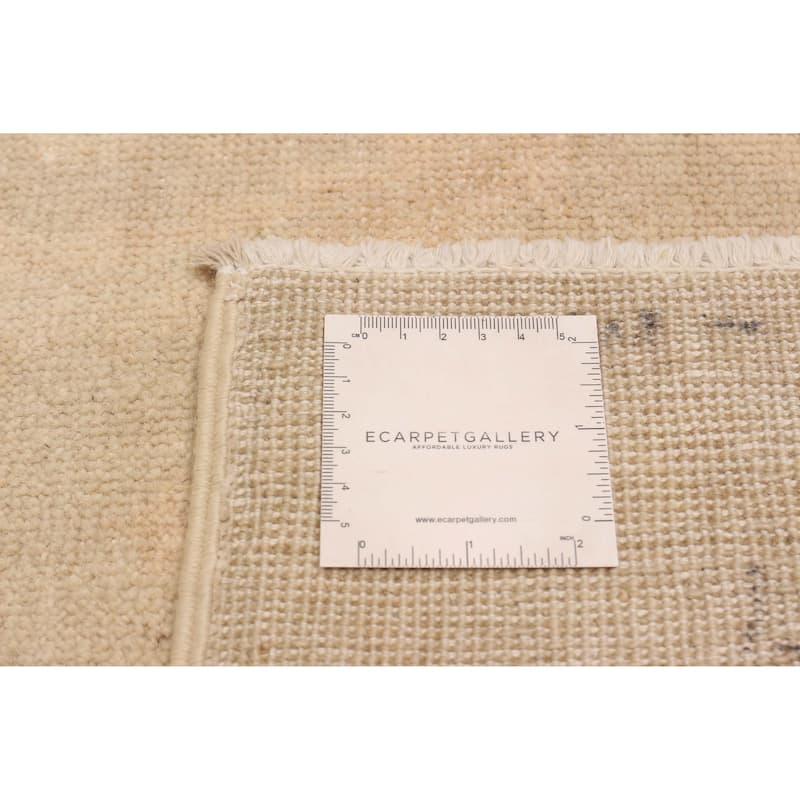 ECARPETGALLERY Hand-knotted Chobi Finest Khaki Wool Rug - 5'10 x 8'11