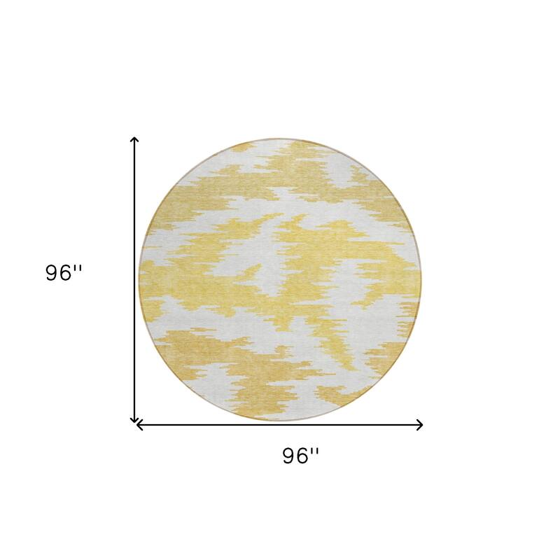 HomeRoots Abstract Transitional Rectangle Outdoor Rug