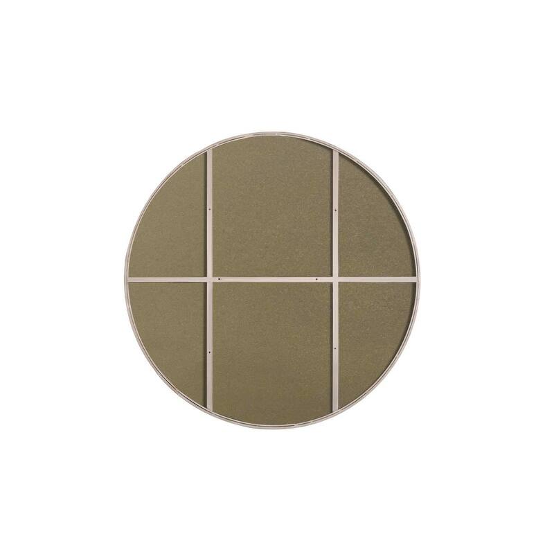 Carson Carrington Labbemala Metal Frame Round Mirror