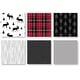 preview thumbnail 6 of 4, Sweet Jojo Designs Grey Black Red Woodland Plaid Arrow Rustic Patch Collection Boy 3pc Full / Queen-size Comforter Set