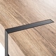 Thumbnail 11, SAFAVIEH Alyssa Mid-Century Industrial Rustic Dining Room Table - 59.1" W x 35.4" L x 29.5" H. Changes active main hero.