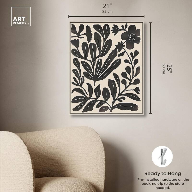 Ebony Eden Essence II Canvas by Art Remedy