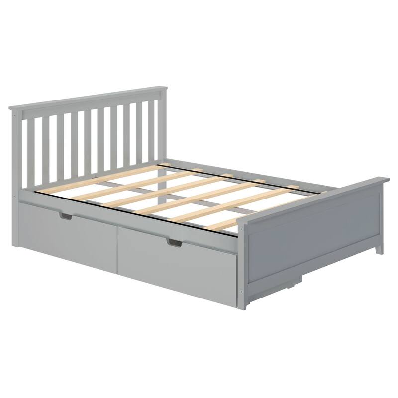Max and Lily Full Bed with Under Bed Storage Drawers